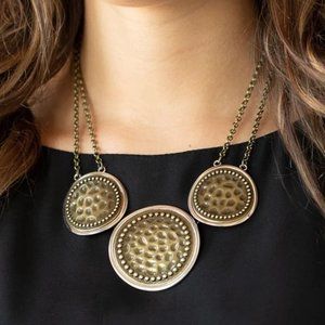 Necklace, Brass frame, Stunning